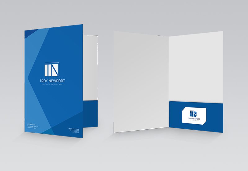Custom Designed Real Estate Presentation Folder for Realtors®
